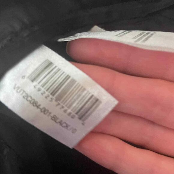 BCBG Max Azria Satin Black Mid Rise Waisted Work Pants Size 0 - Picture 7 of 7